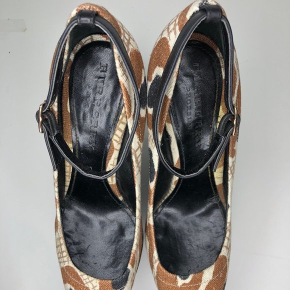 Burberry Prorsum Wedge Heel Platform Ankle Strap - Picture 3 of 5